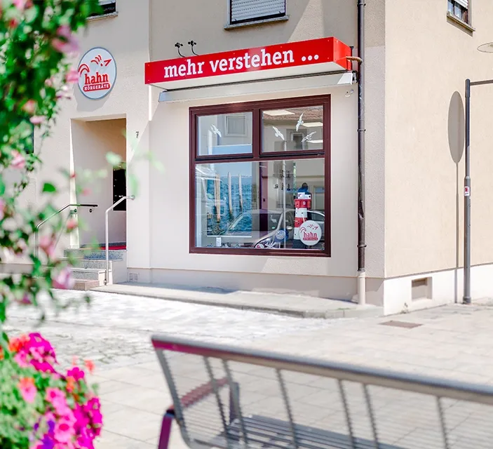 Fachgeschäft in Kitzingen, Außenaufnahme